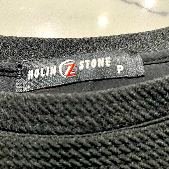 🌸3 for $20 layered Blouse Black Long Sleeve Top Size S Petit - Picture 9 of 15